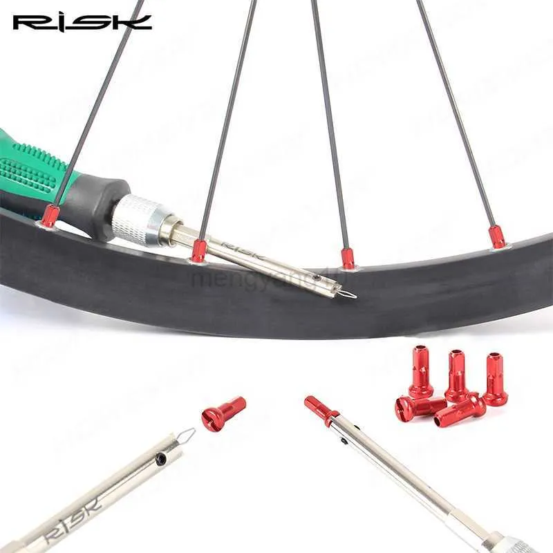 Tools RISK Bicycle Rim Spoke Screwdriver Wheel Ring Nipple Spoke Cap Removal Installation Connection Wrench Repair Tool Cycling Parts HKD230804