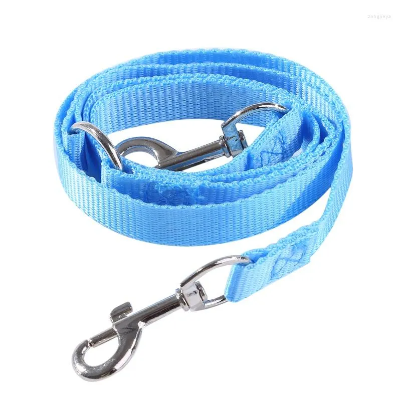 Dog Collars Pet Leashes Double Walking Lead Chain Bungee Elastic Two Traction Rope Dogs Splitter Tow Belt Chest Strap