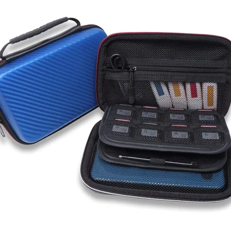 5 kleuren EVA Draagtas Tas voor Nieuwe 3DS XL 3DS LL 3DS XL Storage Case Cover voor Nintendo pouch Harde Zakken met Riem