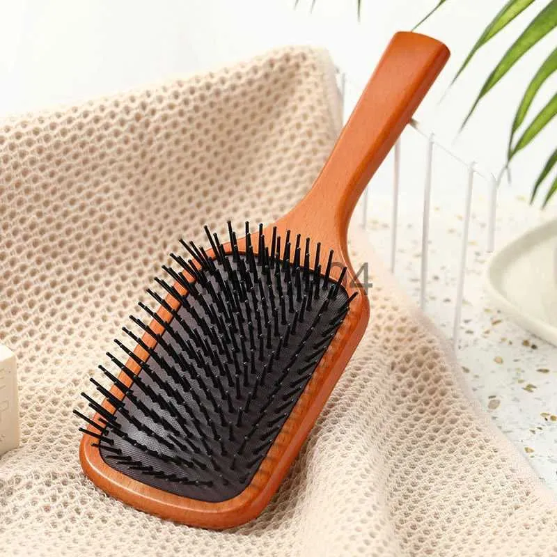 Paddelbürste Mit Luftkissen – Entwirrend, Für Trockenes & Nasses Haar, Mit Tiermotiven