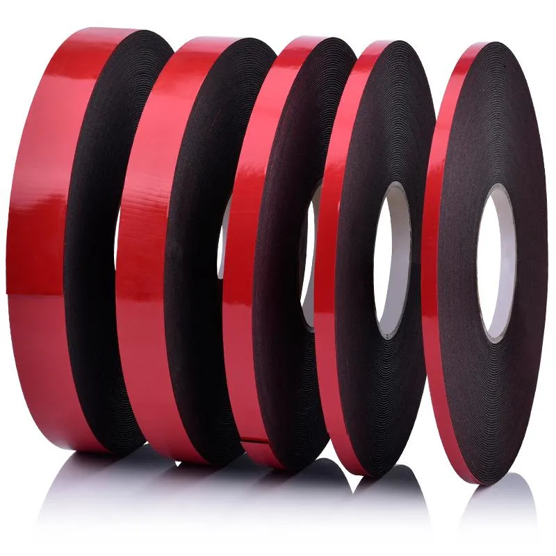 10M Double Sided Tape Mounting Tape Heavy Duty Adhesive Foam Tapes for Car, Home Decor, Office Decor Rubber Seal Weather Strip DIY Foam Sticky Tape Door Window Draught