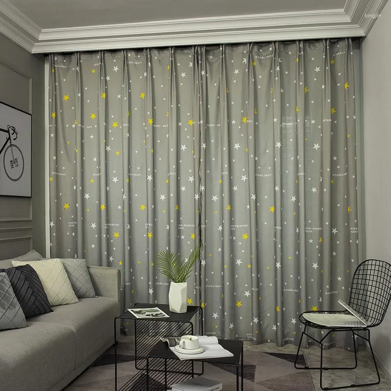 Curtain Printed Blackout Curtains For Living Room Bedroom Balloon Castle Pattern Children's Thermal Insulated Window Treatment