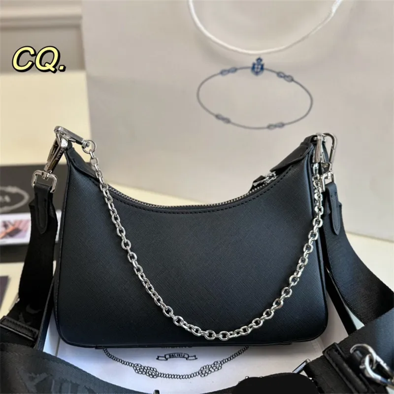 Klassische Designer-Taschen, Damen-Umhängetaschen, Umhängetasche,  Handtasche, Damen-Hobo-Tasche, Echtleder-Taschen, Handtaschen, schwarze  Geldbörse