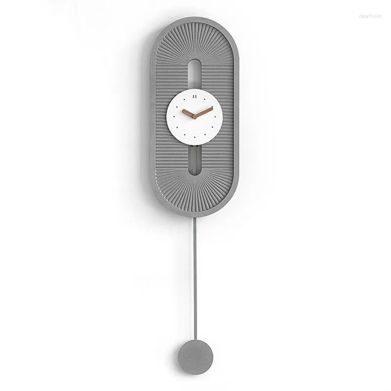 壁時計北欧の高級時計モダンデザイン振り子サイレントウォッチクリエイティブリビングルームの装飾ギフトサイグ