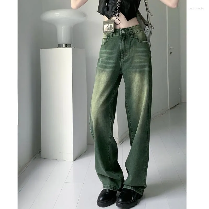 Pantalones vaqueros verdes mujer hotsell