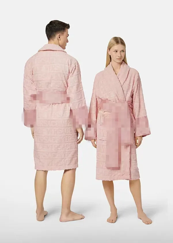 Ontwerper gewaden Huisjurken Nachtkleding voor dames en heren Herfst-winternachtjapon Sexy katoenen unisex nachtkledingriemen Huis met lange mouwen Kleding uit één stuk huiskleding