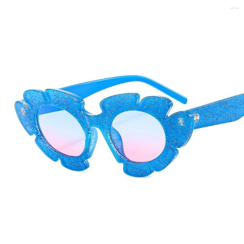 Sunglasses Mosengkw Fashion Sexy Cat Eye Flower Candy Color Women Retro Brand Design Reading Eyewear