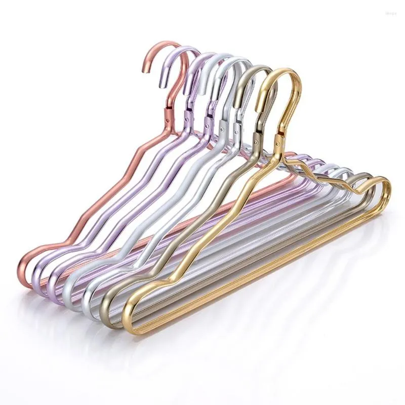 Hangers 5/10 STUKS Aluminium Kleding Anti-slip Opknoping Kledingkast Geen Sporen Ondersteuning Zonnebrandcrème Droogrek