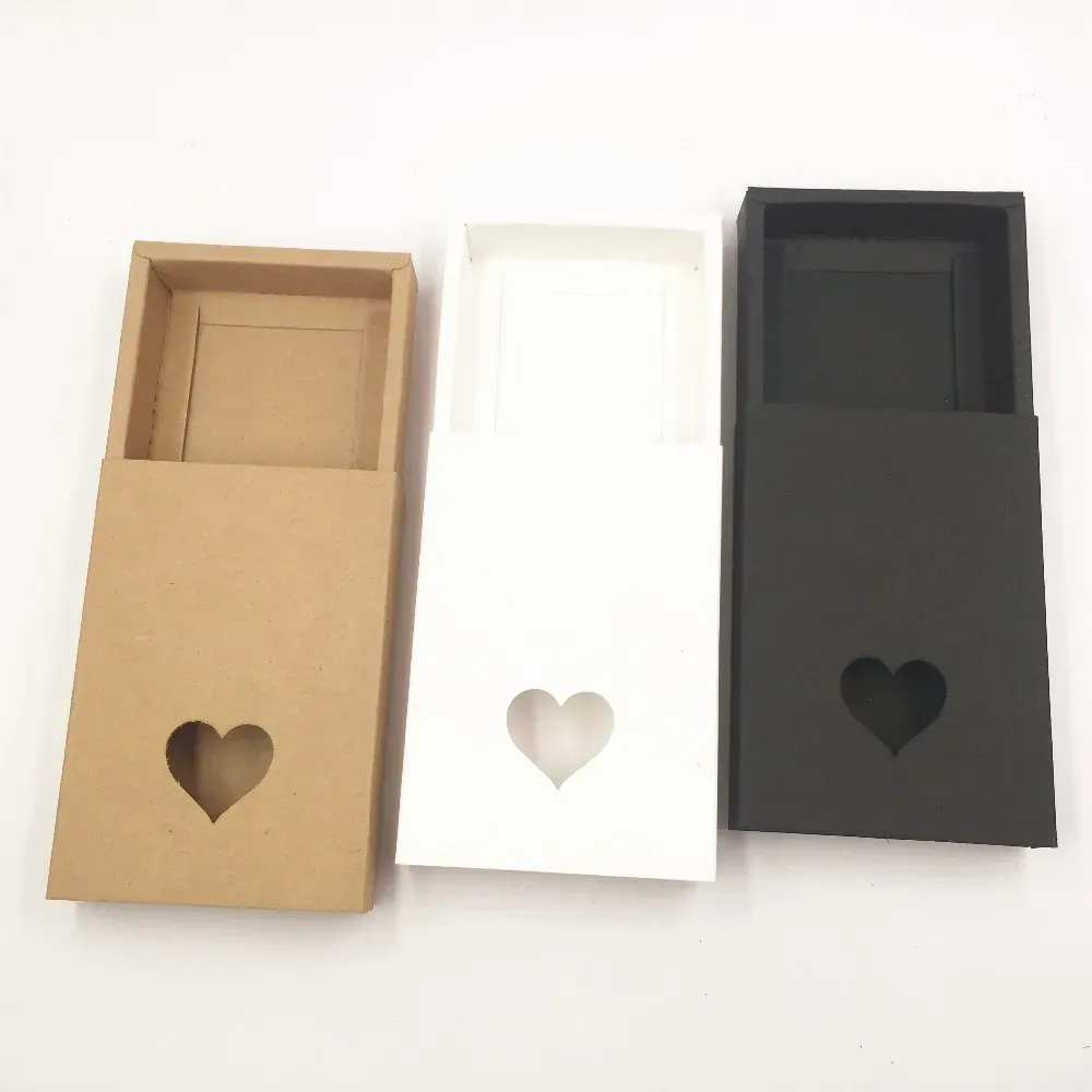 24-Piece Gift Box Set - Kraft Paper Cardboard Drawer Boxes for ...
