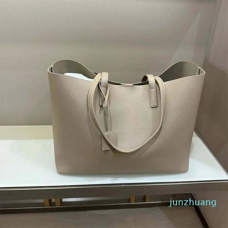 Luxury Shopping Tote Bag Womens stor kapacitet handväska plånbok läder axelväskor college flickor modedesigner väska totes
