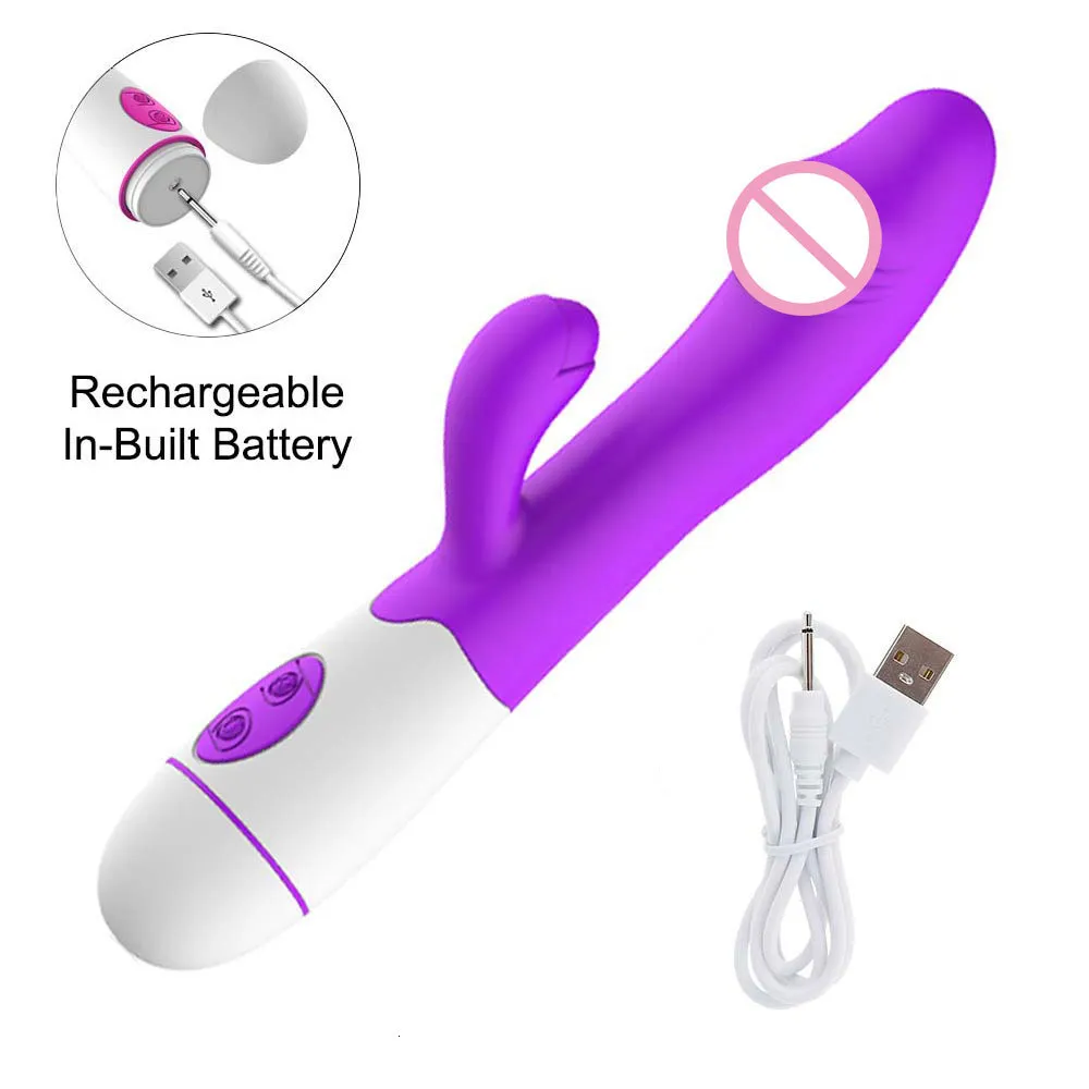 rabbit vibrator charger Super Hot Vibe Soft Silicone USB Charger Rabbit Vibrator main image 0