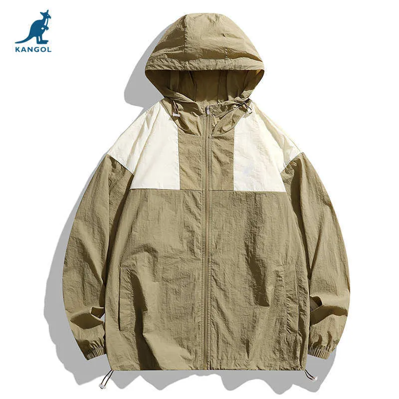 Kangol top parka mens