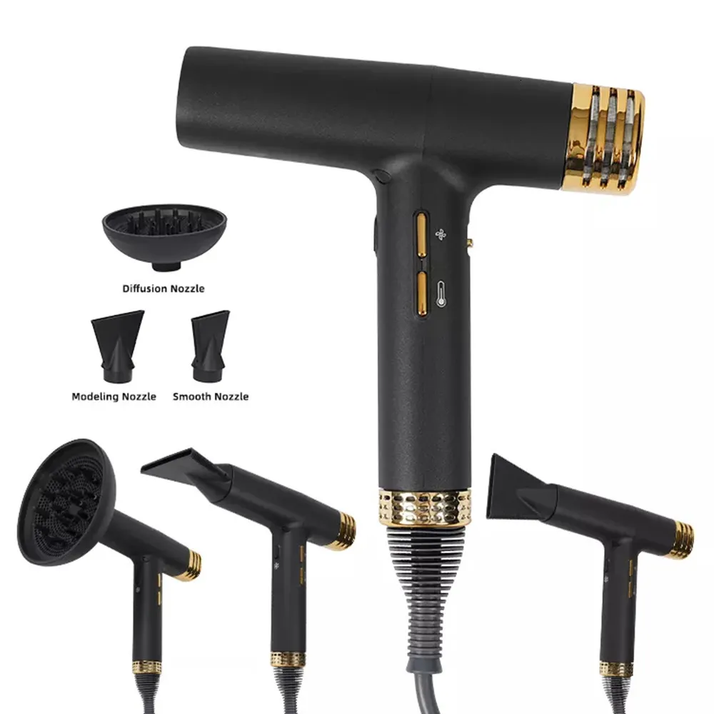 Sèche-cheveux Produits les plus vendus 2000W Salon professionnel Slim avec souffleur d'anions 110 000 tr/min Moteur sans balais Sèche-linge BLDC haute vitesse 230803