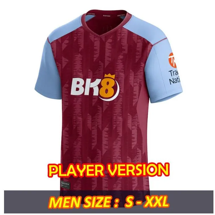 Kids Yupoo Jersey Soccer Kit Home 2023 2024 AsTOn VilLaS Football Shirt