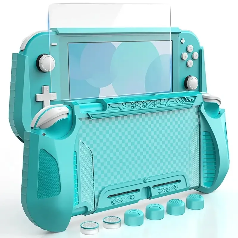 غلاف واقية TPU قذيفة صلبة OLED الغطاء الواقي Lite All-in-واحد قاعدة واقية قابلة للتوصيل لمفتاح Nintendo