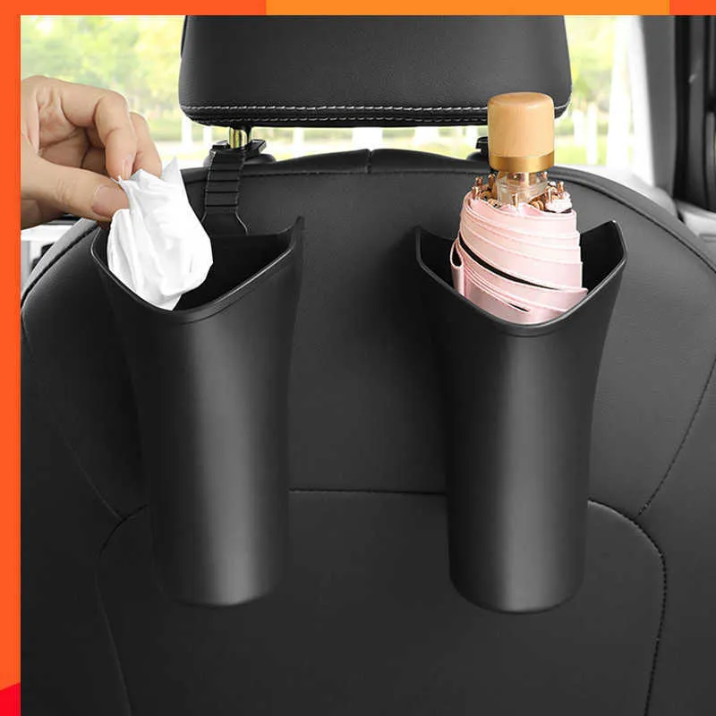 Neue Auto Regenschirm Lagerung Box Vielseitig Platzsparende Auto Regenschirm Rack Halter Auto Rücksitz Tasse Halter Auto Müll Kann