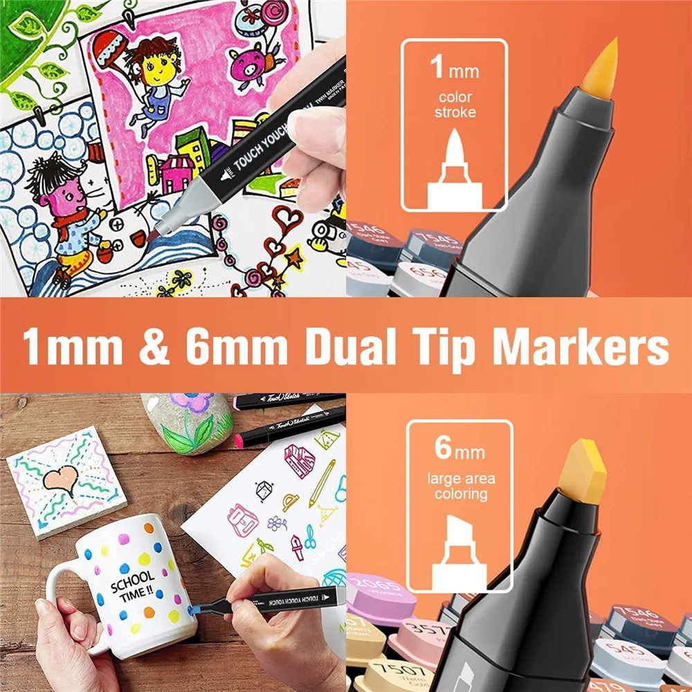 12 Dual Tip Alcohol Based Art Tone Markerss Set For Adults And Kids Ideal  For Coloring, Drawing, Sketching, And Permanent Brush Marking Artists Tone  Markers 230803 From Cong05, $25.23