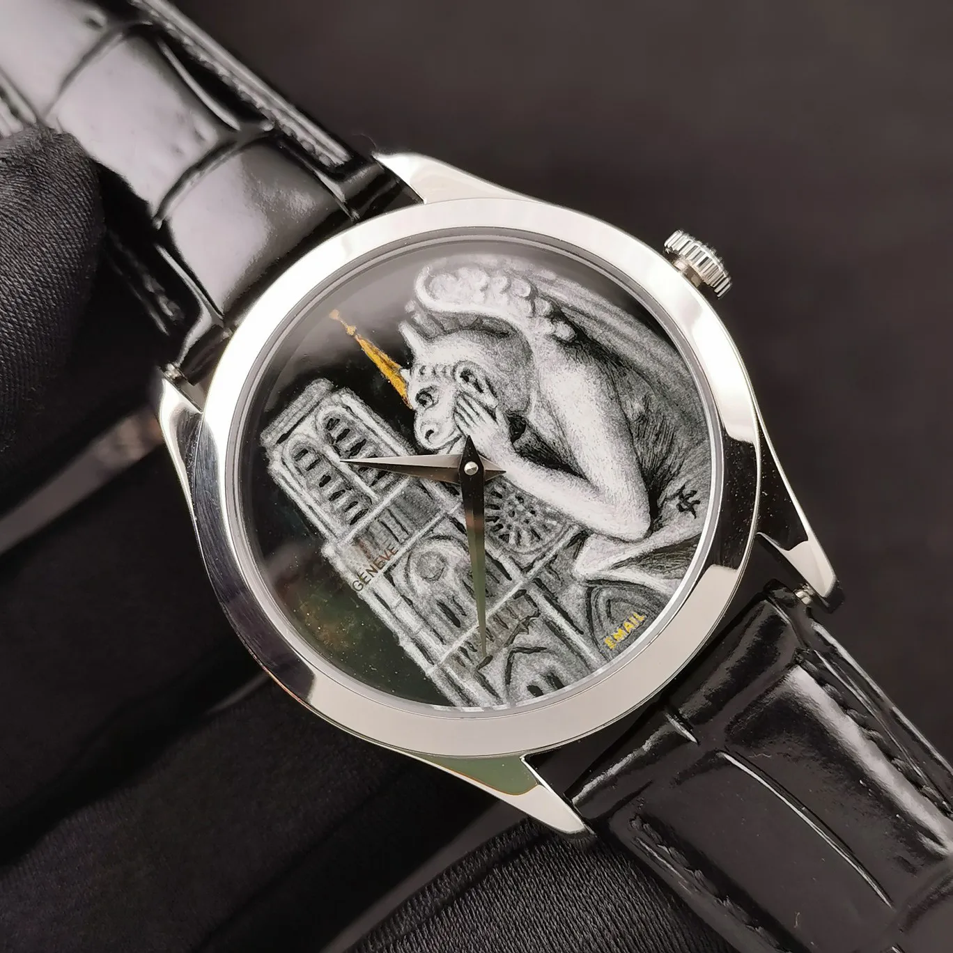 豪華なカジュアルメンズウォッチデザイナーウォッチパワーリザーブステンレススチール腕時計スイススイスオートマチックメカニカル28800 VPHサファイアクリスタルウォータープルーフ