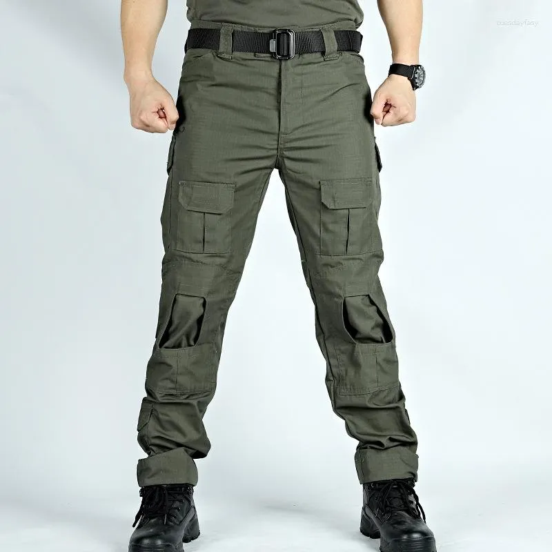 Tute da uomo Pantaloni tattici G3 Uomo Addestramento militare Combattimento Campo all'aperto Paintball Ripstop Army SWAT Pantaloni cargo Tasche