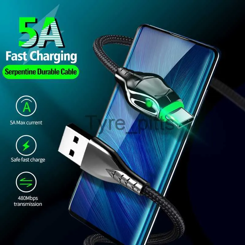 Chargers/Cables Snake Type C USB Cable Fast Charging Data Cord Phone Charger Cables For iphone 11 Samsung Xiaomi Renmi USB Micro Cable usbc Wire x0804