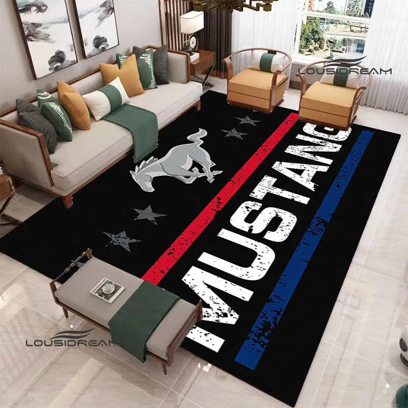 Teppiche Teppiche Mustang Auto Bedruckter Teppich Rutschfester  Teppichbereich Teppich Schlafzimmerdekor Outdoor Teppich Yogamatten  Geburtstagsgeschenk 230803 Von 76,58 €