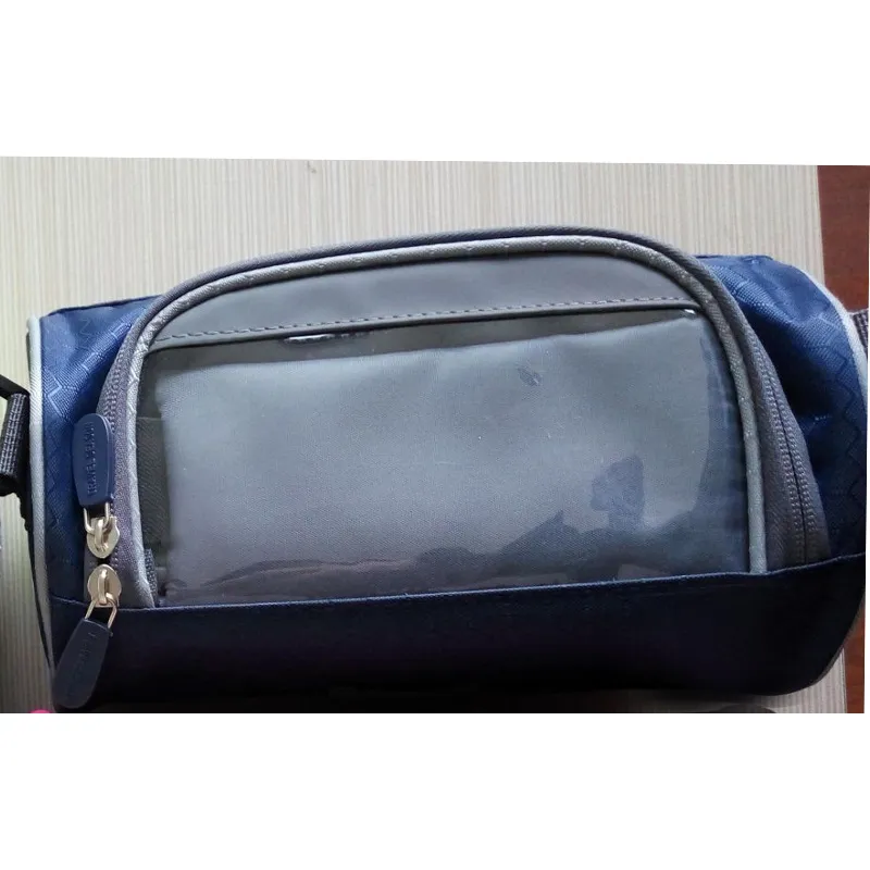 Sac de rangement pour fournitures de vélo de montagne multifonctionnel Sac d'équitation Sac de messager à une épaule Sac de navigation à écran tactile pour vélo Sac de vélo HW86