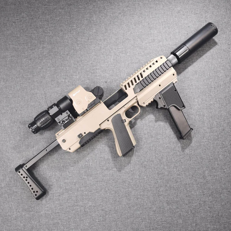M1911 Semi Auto Pistol Toy Gun With Carbine Kit Soft Bullet Shell ...