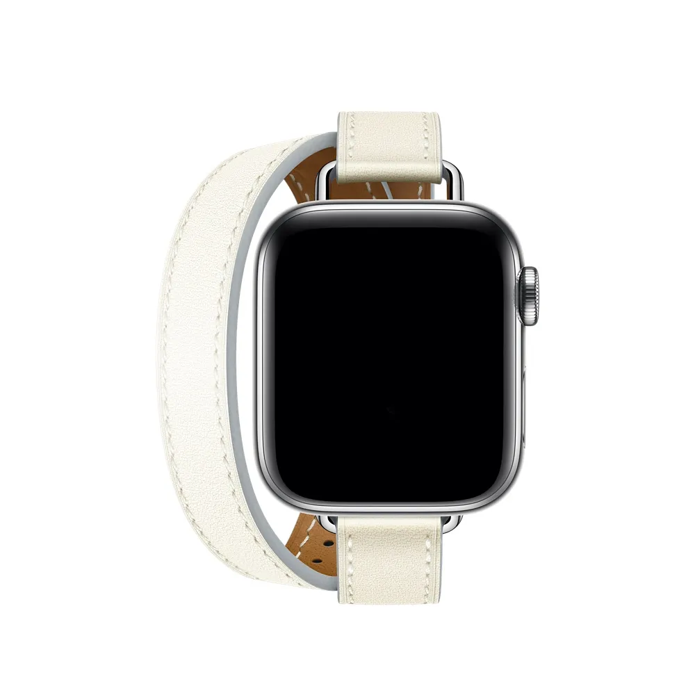 Bracelet En Cuir Fin Pour Apple Watch 6 Se, 40mm 44mm 41mm 45mm