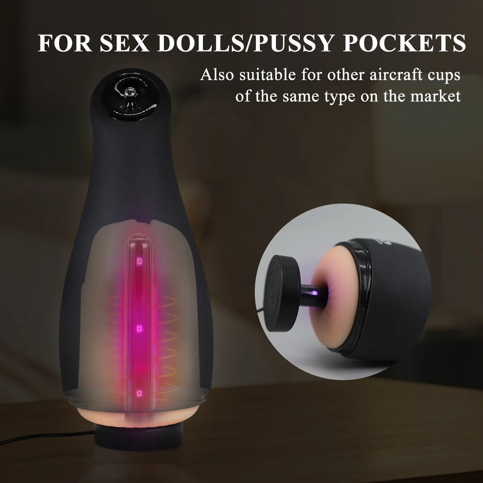 Masturbators Automatic Heating Rod For Airturn 3 Masturbation Cup 230804_voghion.com