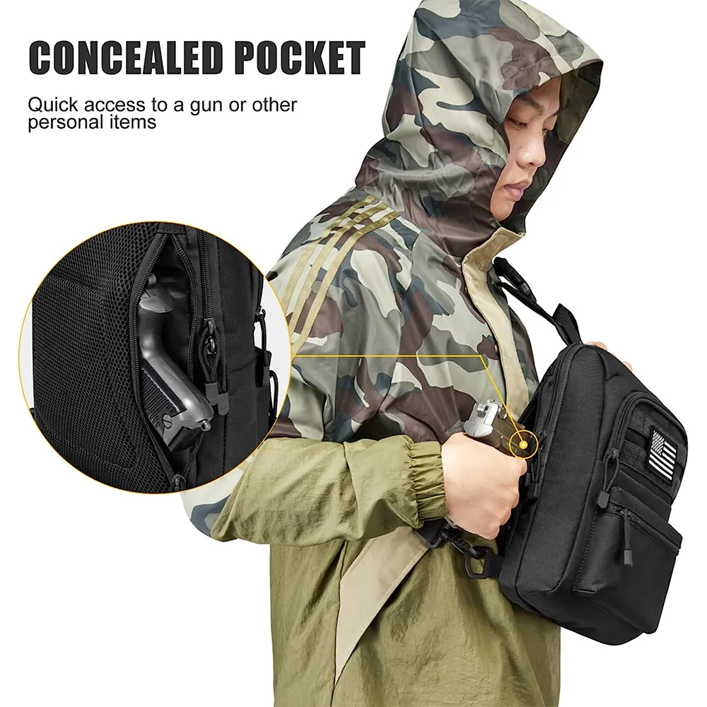 Dropship Outdoor Tactical Sling Bag Military MOLLE Crossbody Pack Chest  Shoulder Backpack to Sell Online at a Lower Price