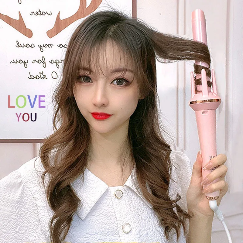 تصويرات الشعر Auto Curling Iron Ceramic Curler Curler Curler Spin Wand Wand Styler Curl Machic Magic Automatic 230803