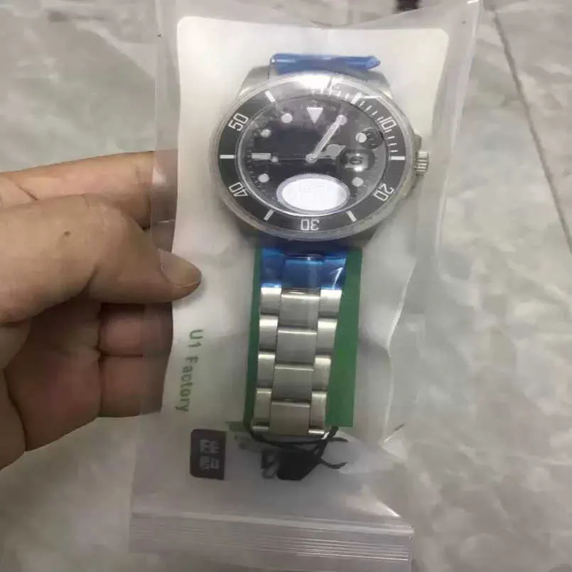 Automatyczne ROL Lexs Wysokiej jakości zegarek klamrski Mężczyźni Automatyczne szafirowe szafirowe czarne zielone zegarki na rękę