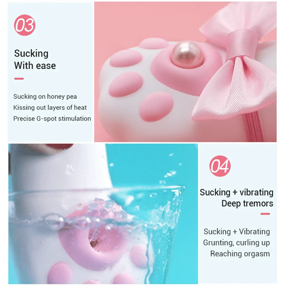 Wibratory OTOUCH CICI KITTY PLUS Clit Sucker wibrator dla kobiet stymulator łechtaczki zasysanie próżniowe żeński maszt_voghion.com