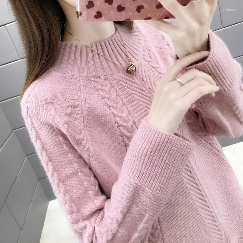 Kadın Sweaters 2023 Sınırlı Üst Pamuklu Poncho 9311 Giyim kazak Sonbahar ve Kış Kollu Sweater 50 - 2 / F 4 Sıralı Raflar