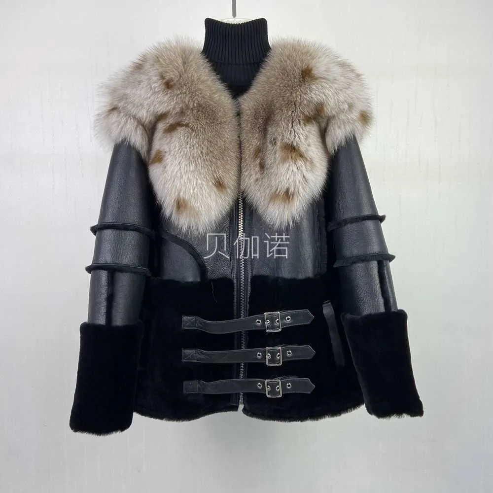 Top Fur Coats Women Woolen Coat Luxury Brand Winter Jacket