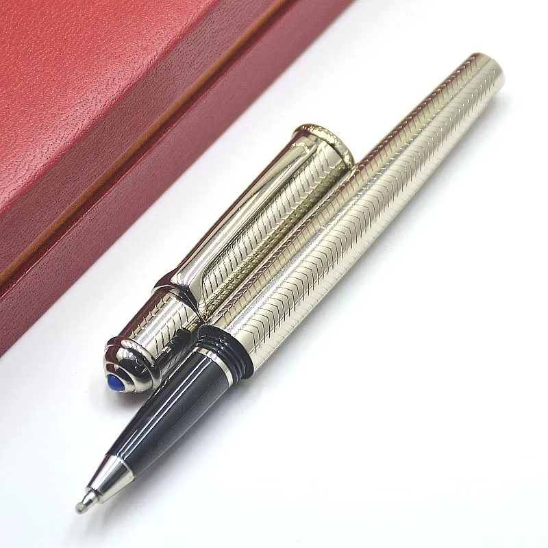 wholesale wholesale High quality Diabolo Series Metal Stripe Rollerball Pen Ballpoint Pen Stationery School Office Supplies Writing Smooth Ball Pens 20 Color