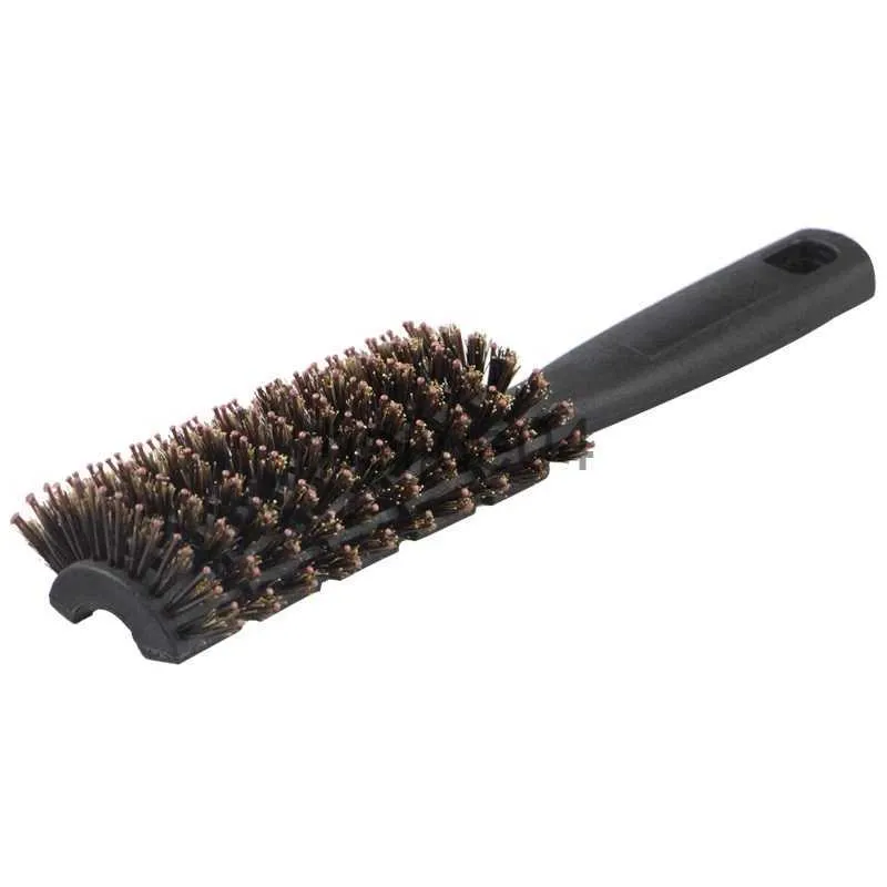 Hårborstar Anti Static Soft Boar Brestles Comb Hårborste snabb torrborste Professionell salongborste för män Kvinna X0804