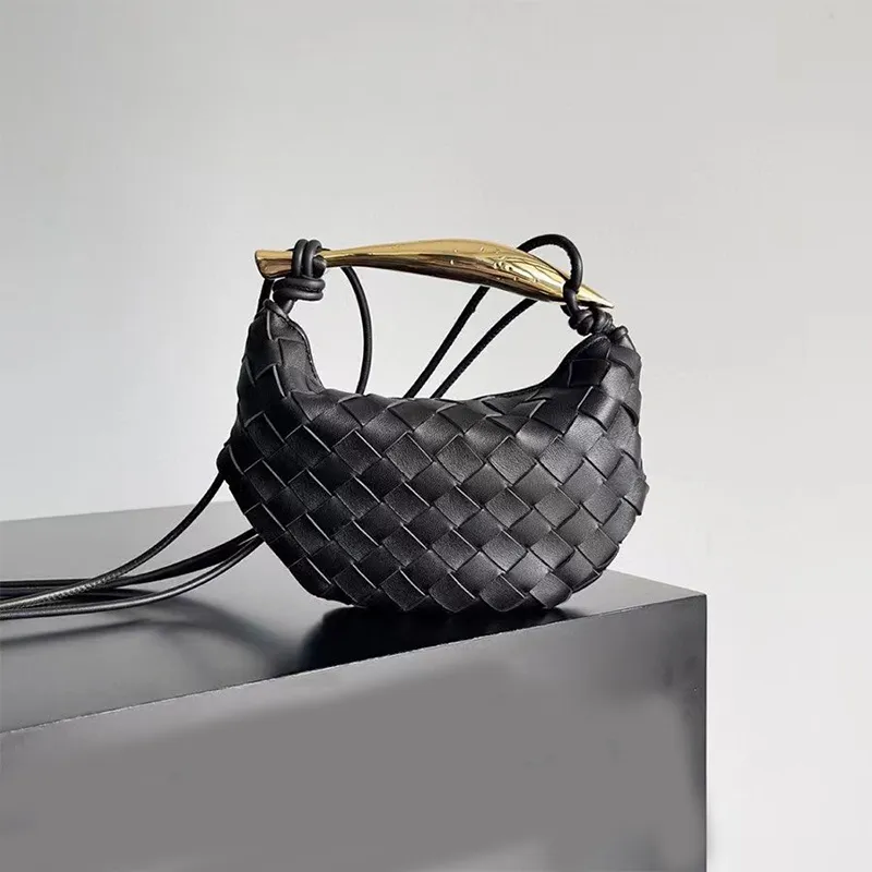 10A тотационные сумки дизайнер сардиновой кошелек вязаные сумочки кожаные бродяги для бродяги для женщин на плечах