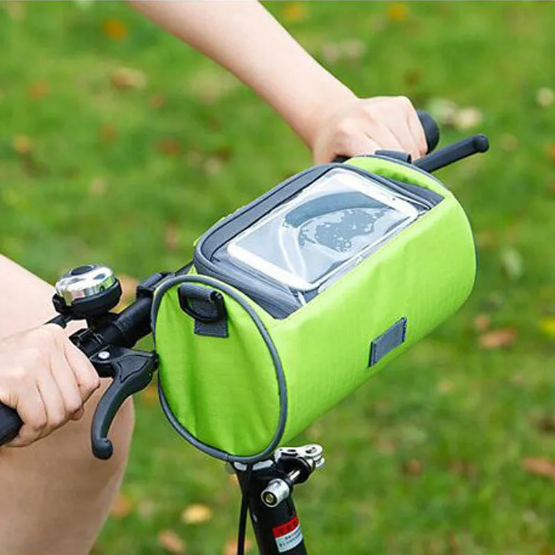 Sac de rangement pour fournitures de vélo de montagne multifonctionnel Sac d'équitation Sac de messager à une épaule Sac de navigation à écran tactile pour vélo Sac de vélo HW86