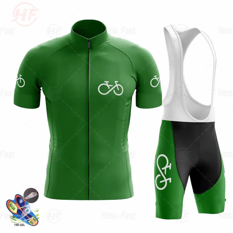 Wielertrui Sets Fiets Mannen Zomer Set Korte Mouw Mountain Uniform Ropa Ciclismo Maillot kleding Pak 230803