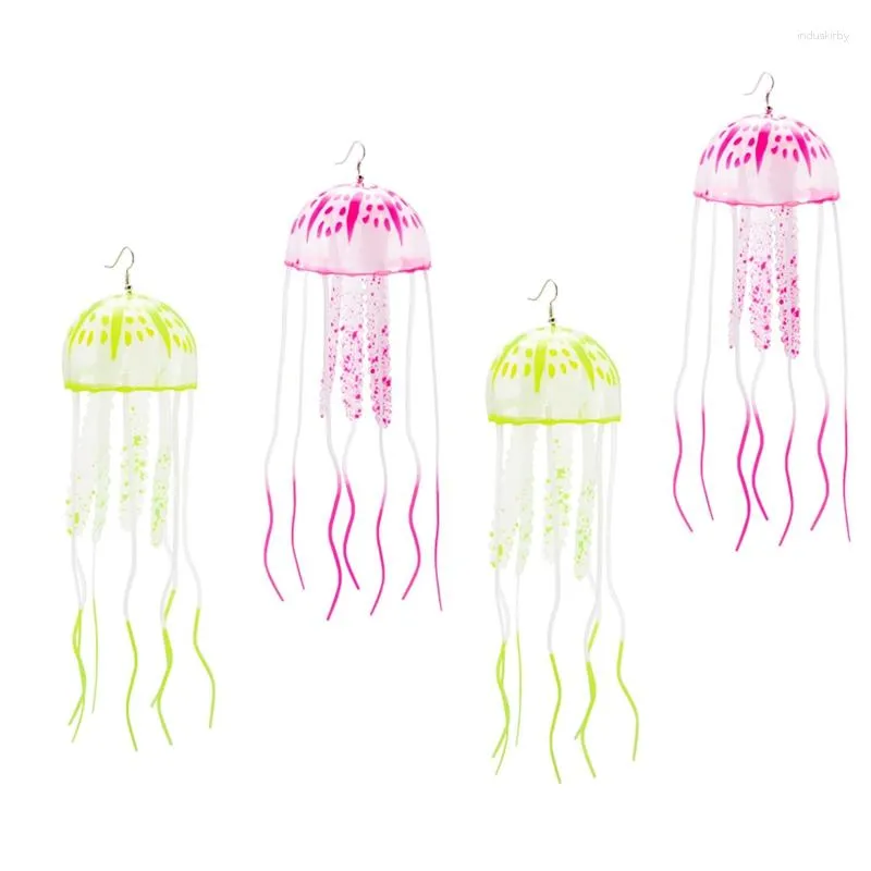 Серьги обруча 2 пары праздничных медуз.