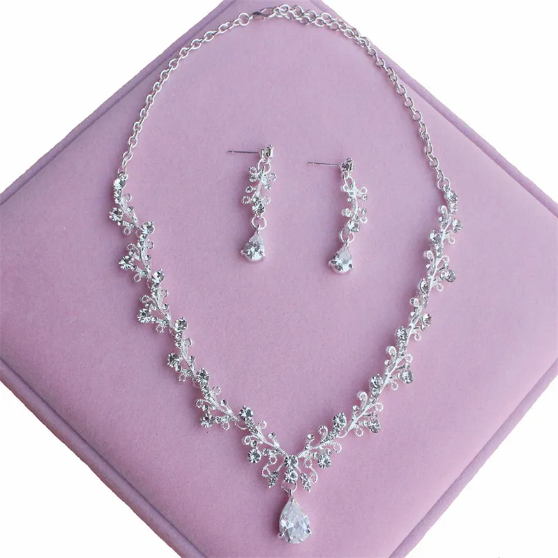 Loutade Set Gioielli Donna 3 Pezzi Con Perle - Collana, Orecchini E Bracciale In Argento/Placcato Oro, Per Matrimonio