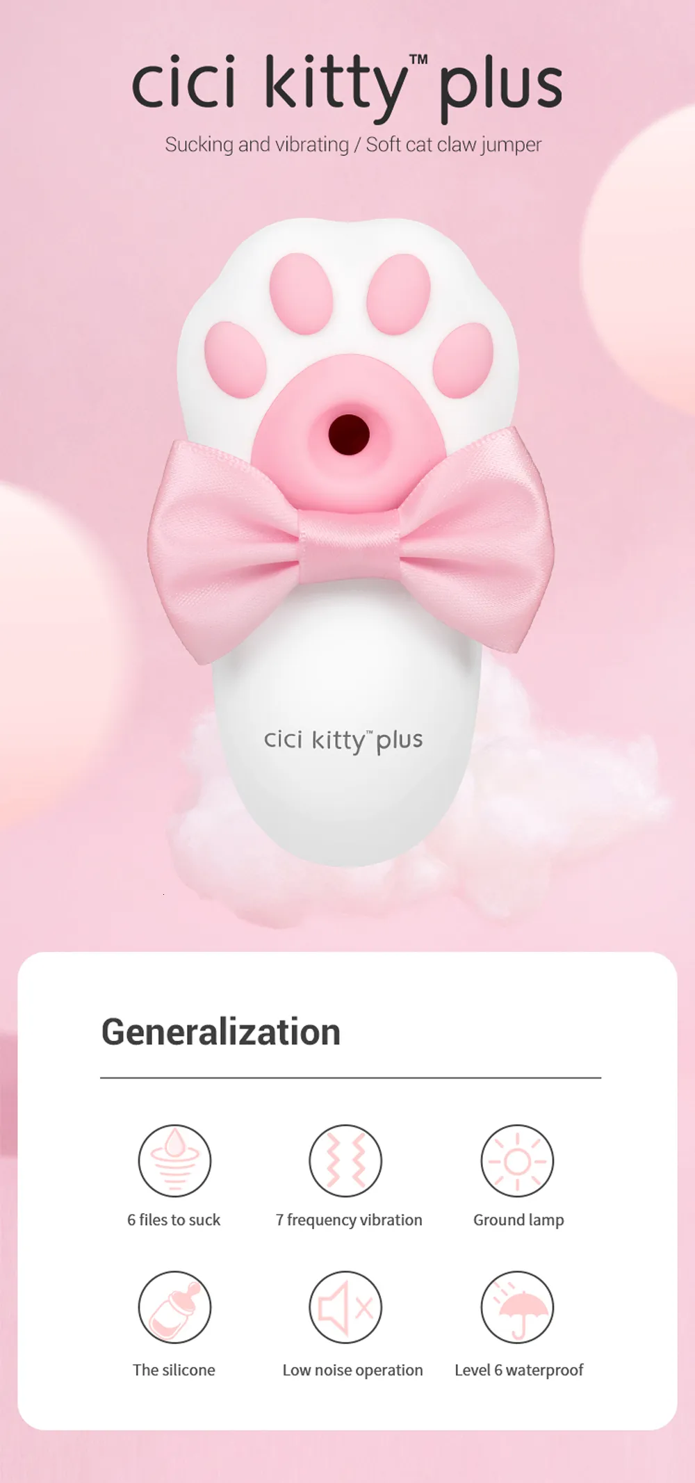 Wibratory OTOUCH CICI KITTY PLUS Clit Sucker wibrator dla kobiet stymulator łechtaczki zasysanie próżniowe żeński maszt_voghion.com