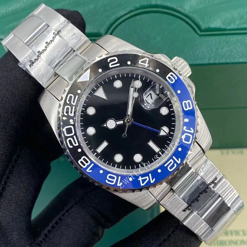 Męski projektant Wysokiej jakości automatyczny zegarek Męski Pierścień Ceramiczny 41 mm Sapphire 2813 Dila