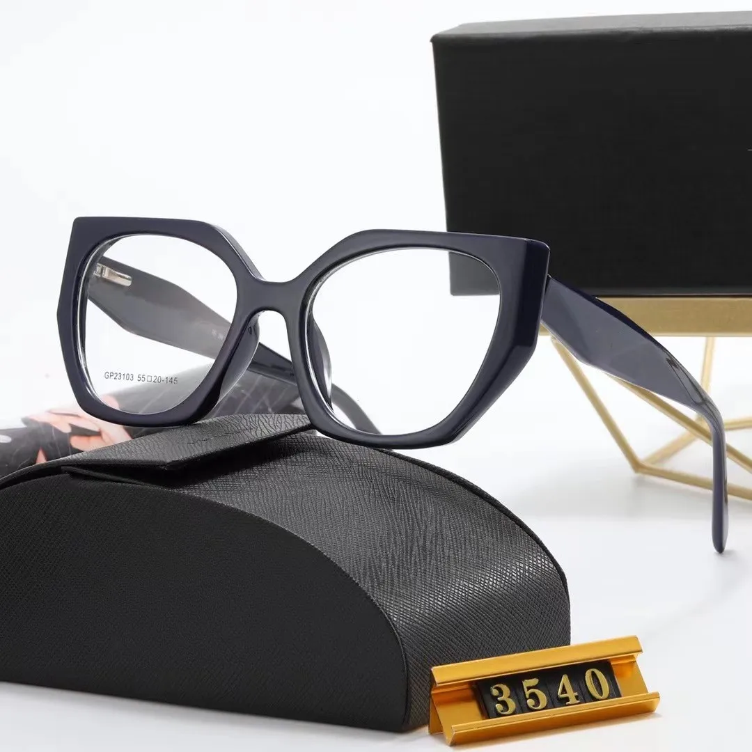 2023 Round Eyewear نظارات الكمبيوتر الشفافة إطار النساء الرجال المضاد للضوء الأزرق العلامة التجارية Sungglasses النظارات البصرية