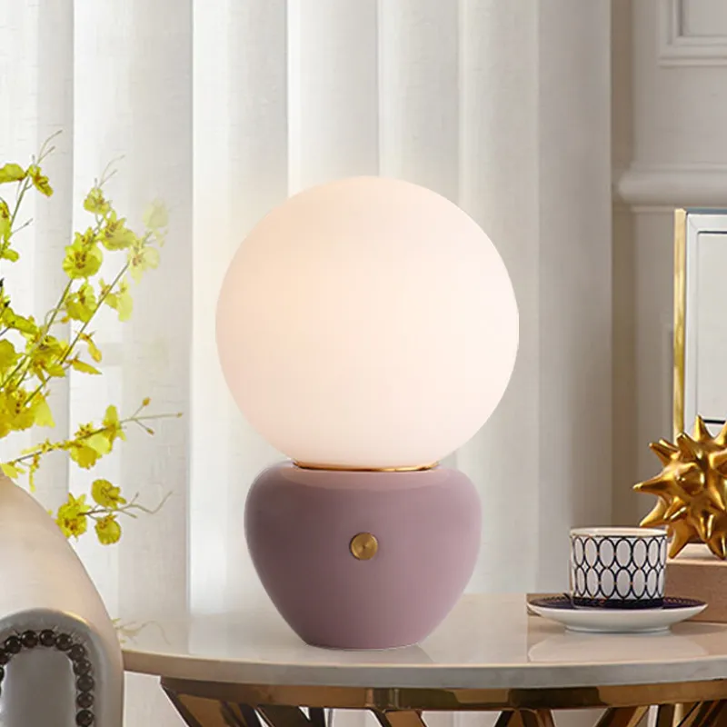 ANITA Ceramic Touch Dimmer Wayfair Bedroom Lamps Nordic Smart LED