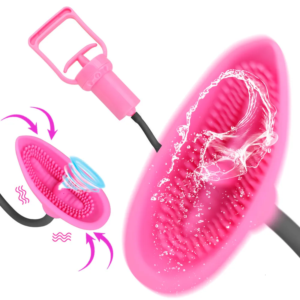 Vibrators 10 Speed Sex Toys For Woman Masturbator Clitoris Stimulator Vagina Pump Tongue Licking Sucking Nipple Vibrator Vacuum Pussy Pump 230803