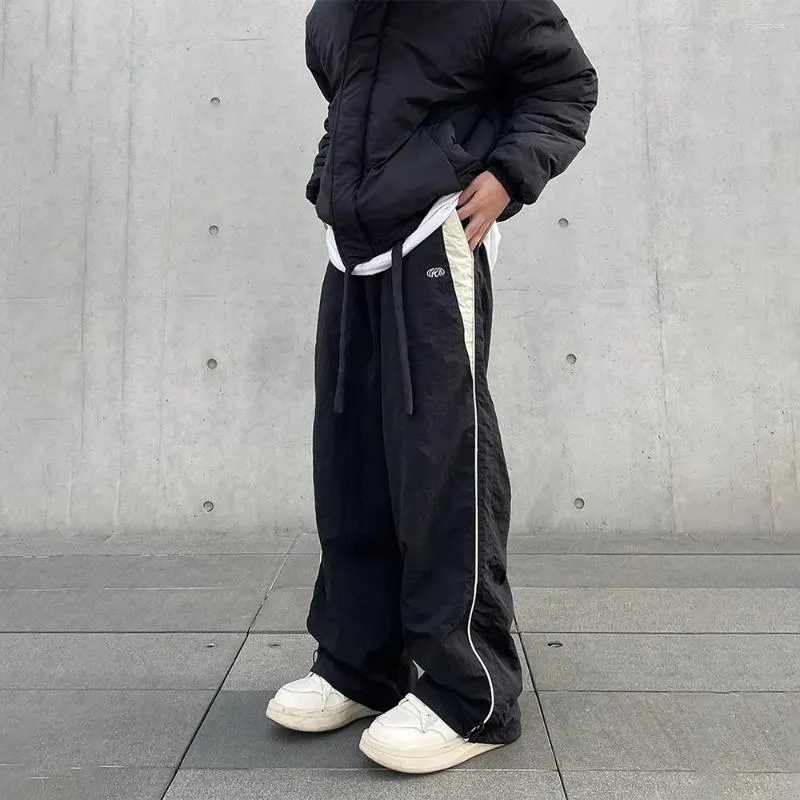 Save Big on Bulk Baggy Jogger Pants Mens Baggy Sweatpants Men Vintage  Oversize Parachute Joggers, Mens Wide Leg Trousers, Harajuku Streetwear  Black