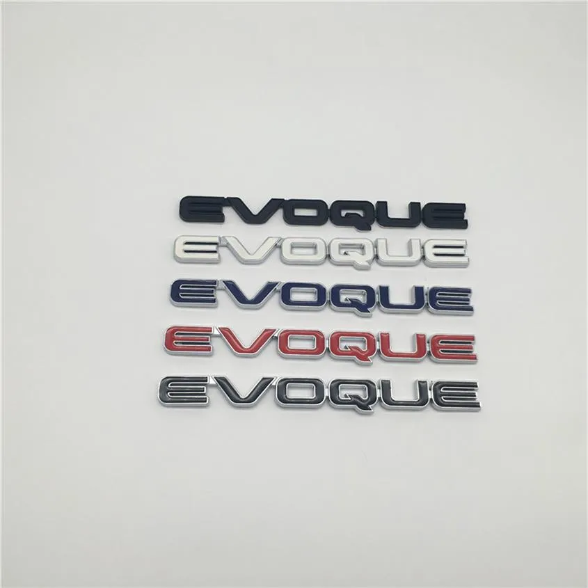 Pour Land Range Rover SD4 Si4 TD4 Evoque Emblème Insignes de hayon Métal Logo Sticker257W