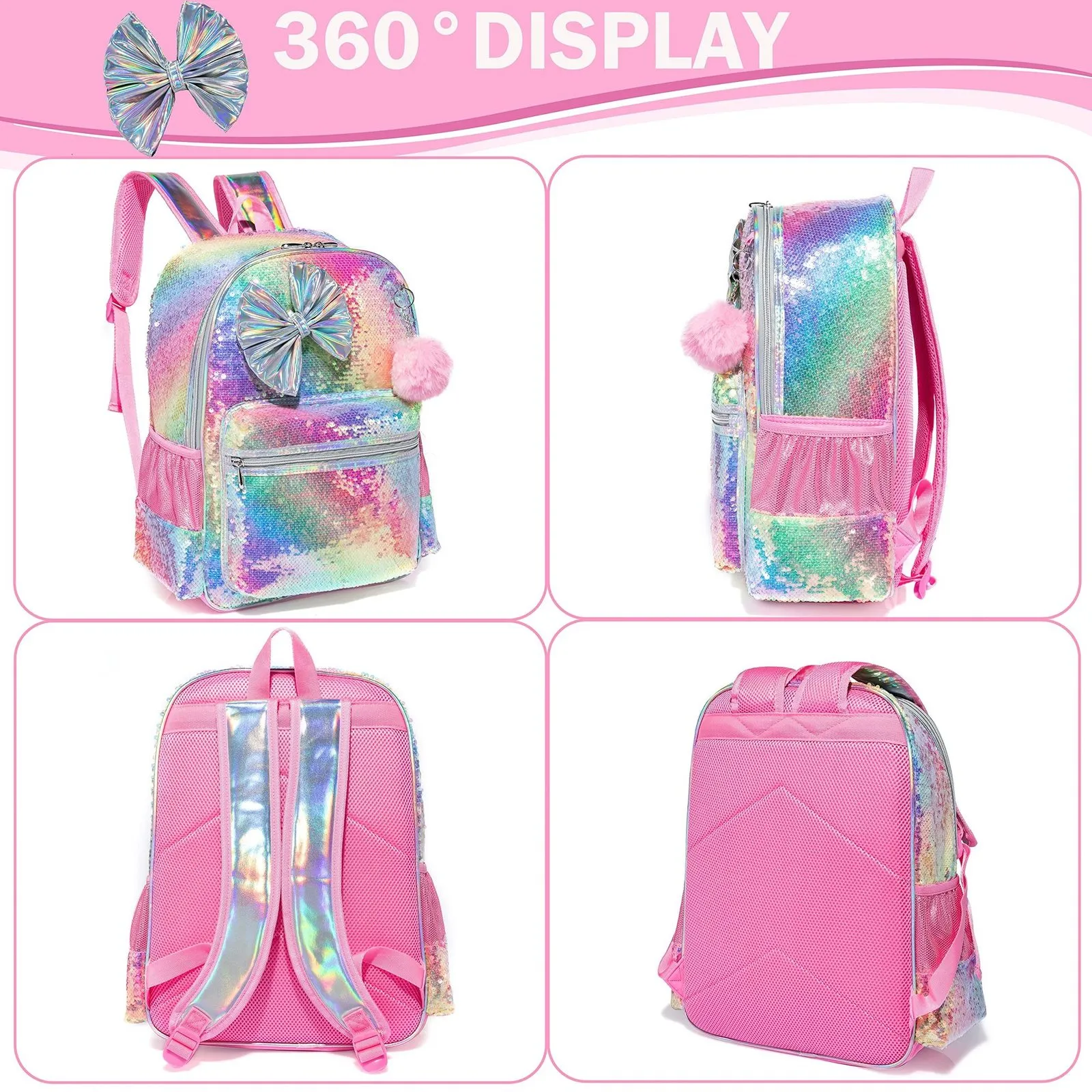 Trendy Stylish/Fashionable/Latest Kids Backpacks/Kids School Bag/School  Bag/Girls Bag/College Bag/School Bags For Girls (Pack of 1)